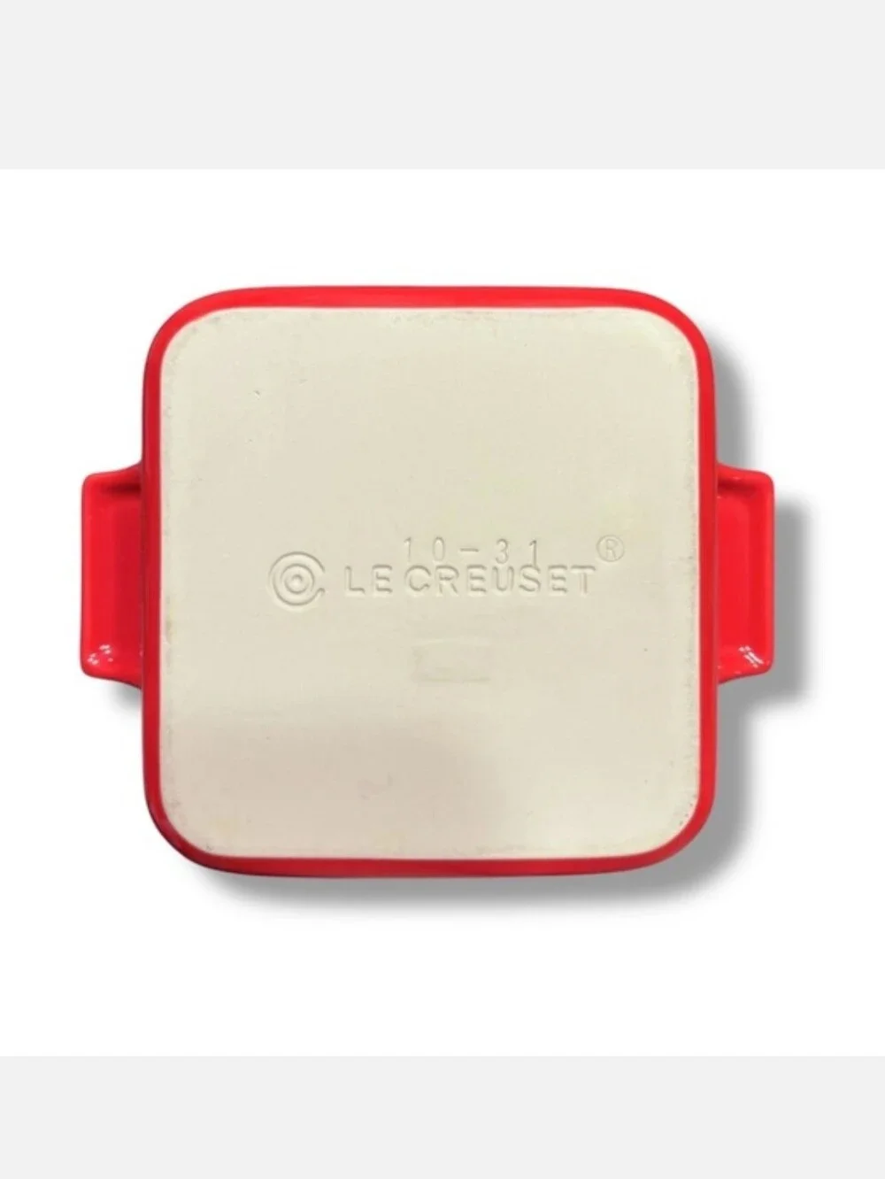 LE CREUSET Stoneware Red Petite Square 6” Casserole Baking Dish